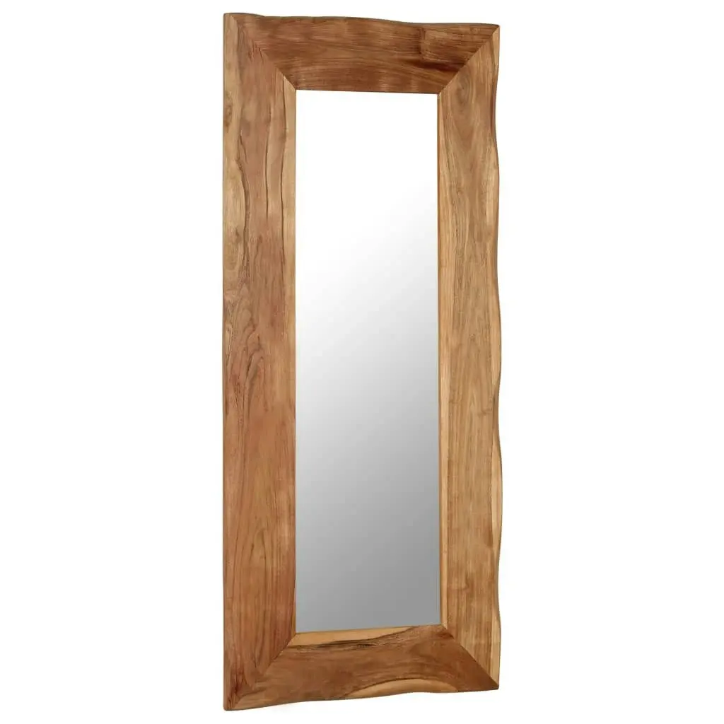 Cosmetic Mirror 50x110 cm Solid Acacia Wood 246269