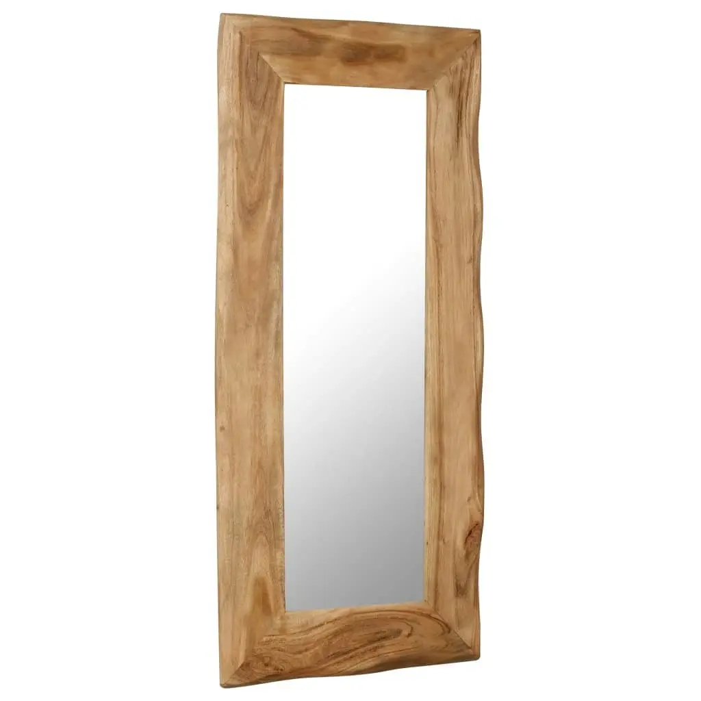 Cosmetic Mirror 50x110 cm Solid Acacia Wood 246269