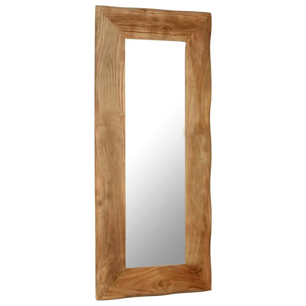 Cosmetic Mirror 50x110 cm Solid Acacia Wood 246269