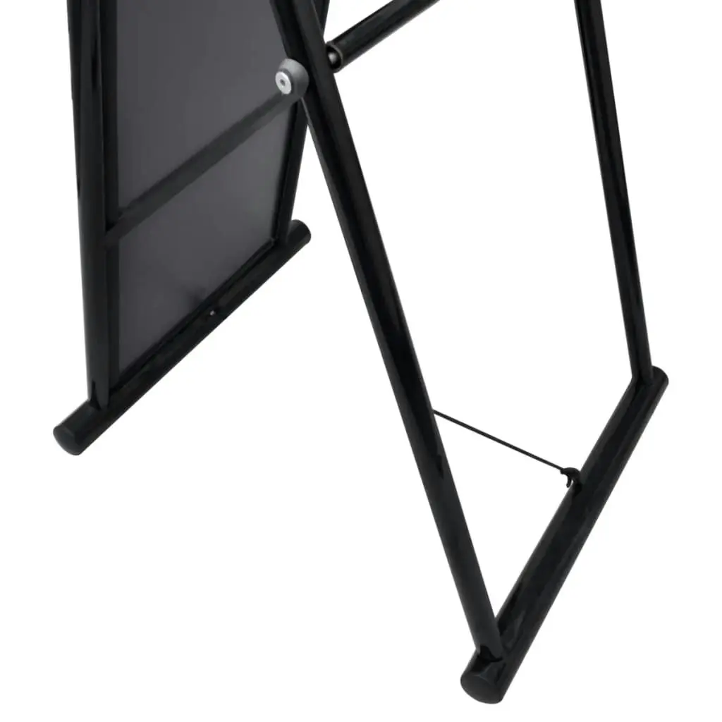 Free Standing Floor Mirror Full Length Rectangular Black 240579