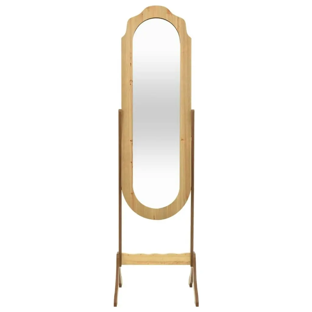 Free Standing Mirror 45.5x47.5x160 cm Engineered Wood 353905