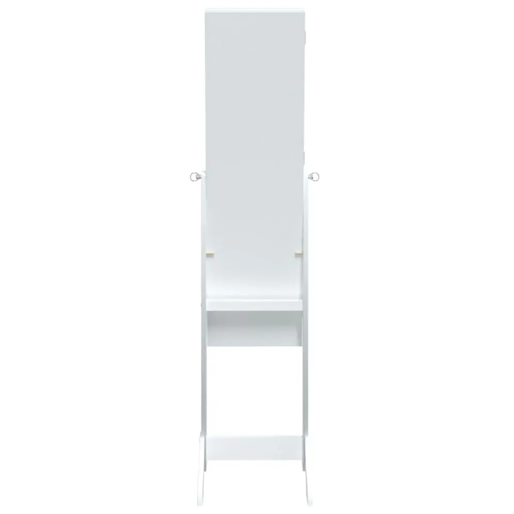 Free-Standing Mirror White 34x37x146 cm 351763