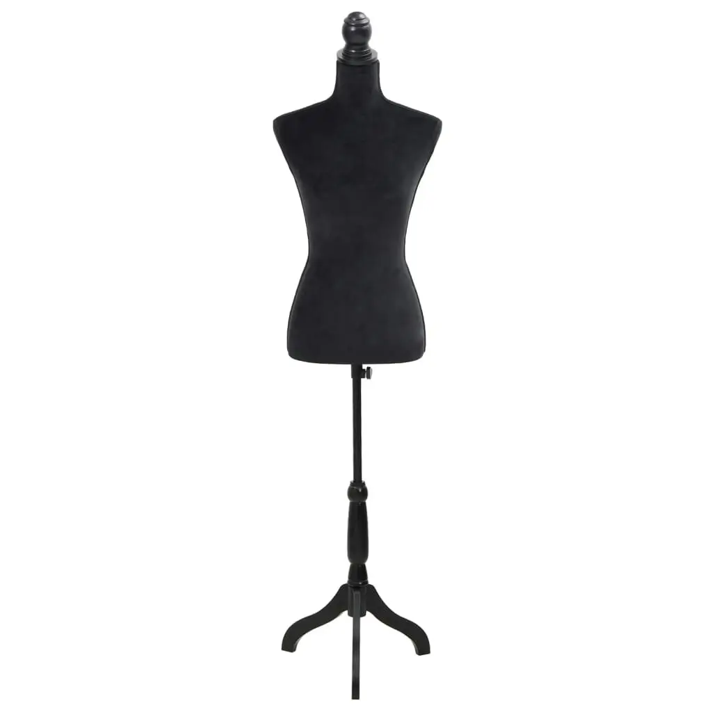 Ladies Bust Display Black Female Dressmakers Dummy Mannequin 30028