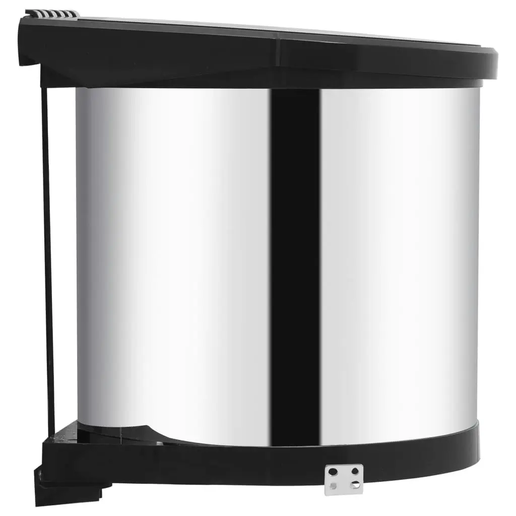 Kitchen Built-in Dust Bin Stainless Steel 8 L 51171