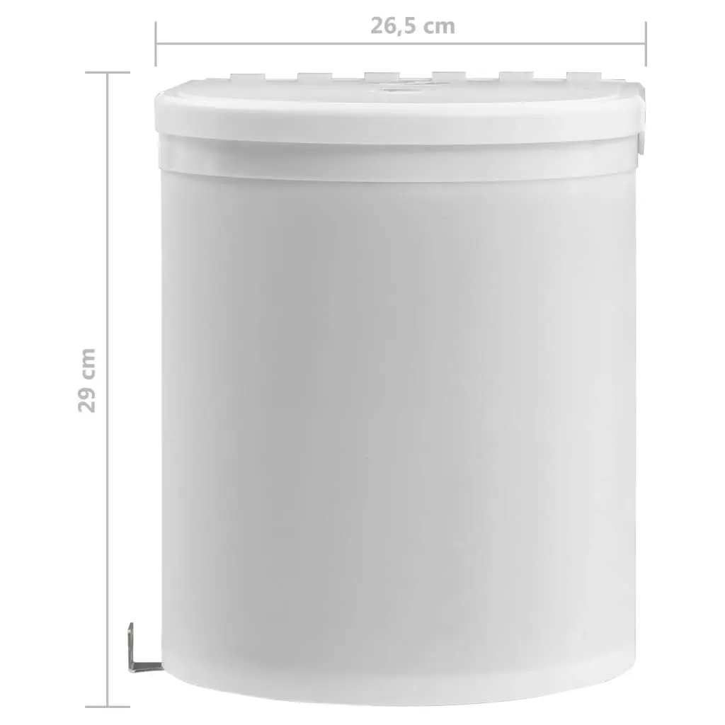 Kitchen Built-in Dust Bin Plastic 12 L 51174