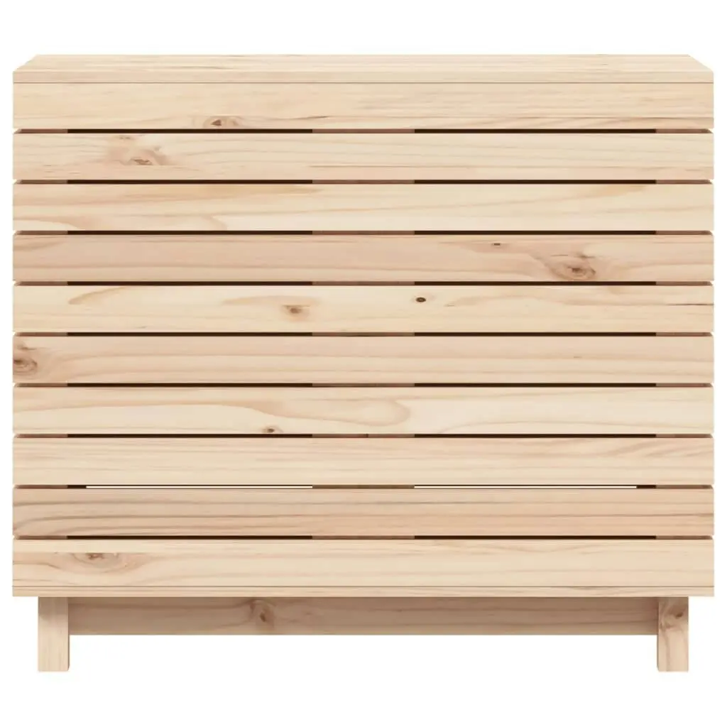 Laundry Basket 88.5x44x76 cm Solid Wood Pine 832323