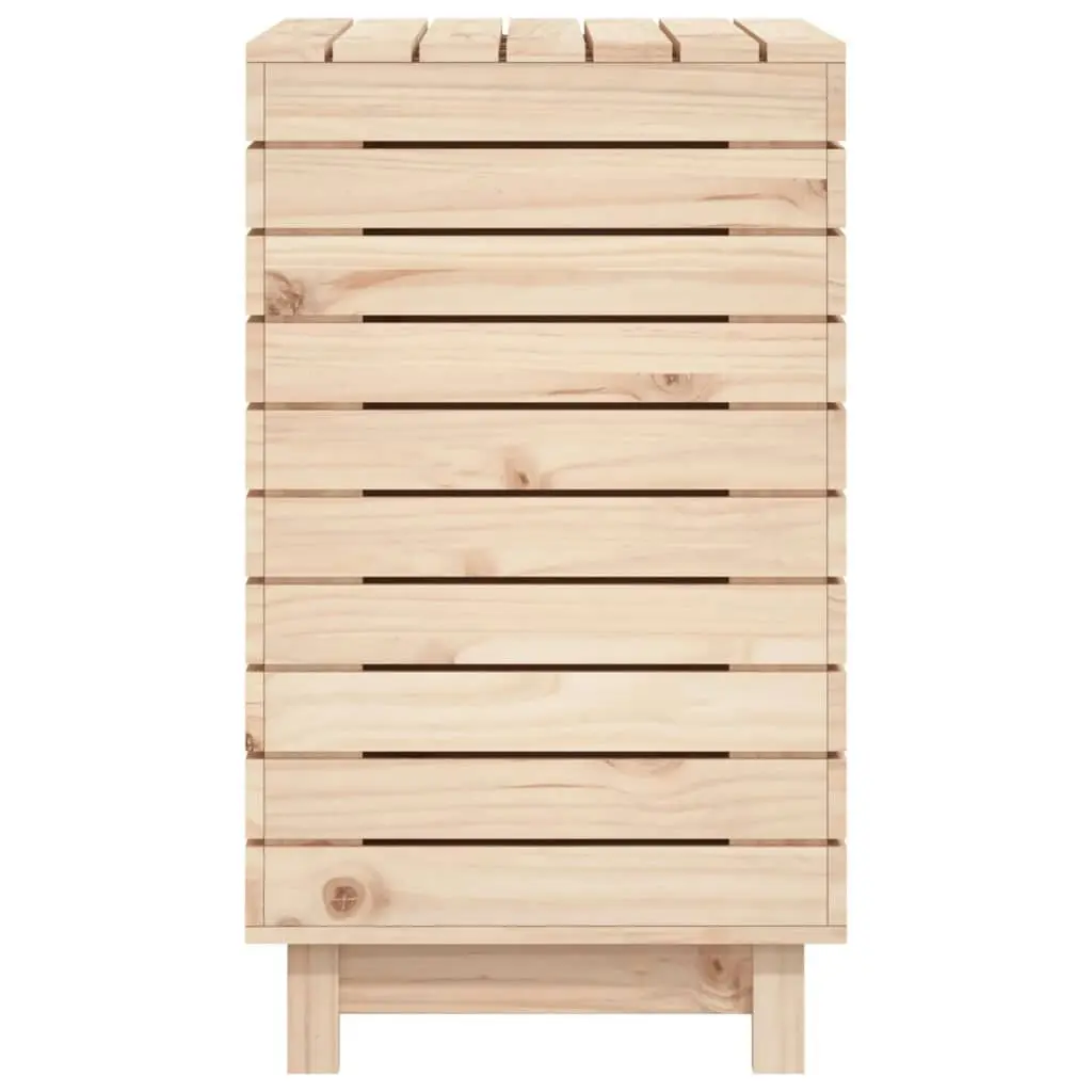 Laundry Basket 88.5x44x76 cm Solid Wood Pine 832323