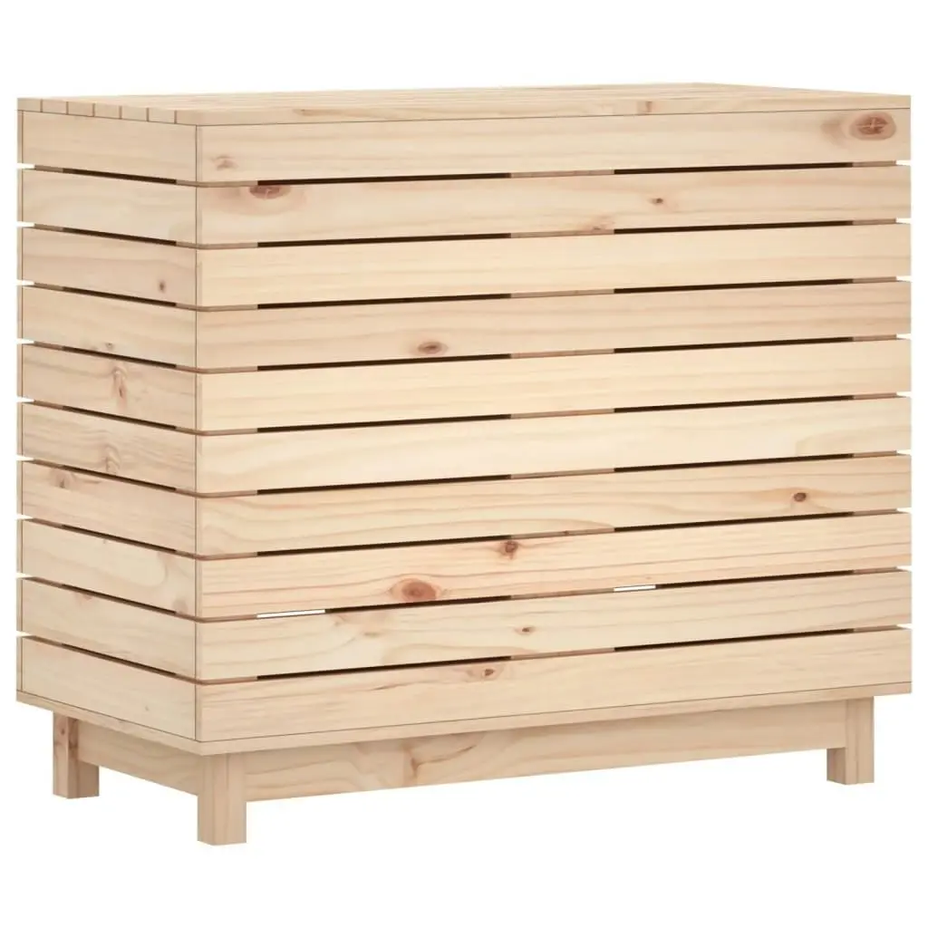 Laundry Basket 88.5x44x76 cm Solid Wood Pine 832323