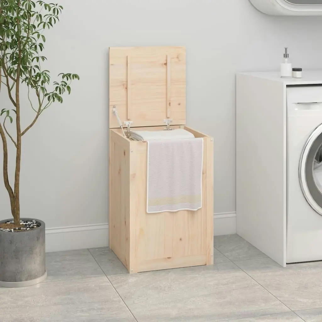 Laundry Box 44x44x66 cm Solid Wood Pine 823564