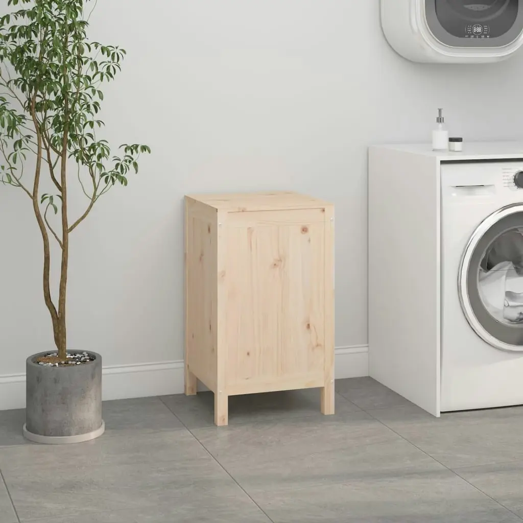 Laundry Box 44x44x76 cm Solid Wood Pine 823574