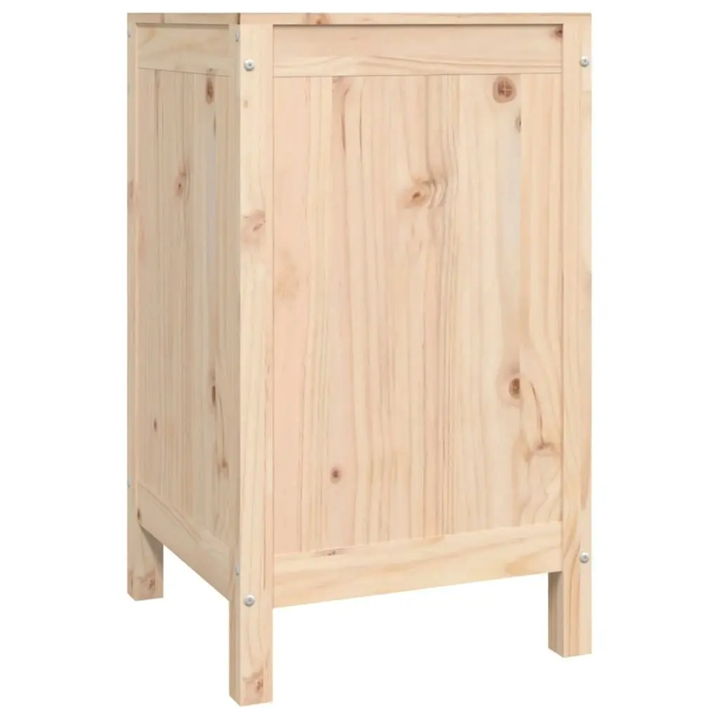 Laundry Box 44x44x76 cm Solid Wood Pine 823574