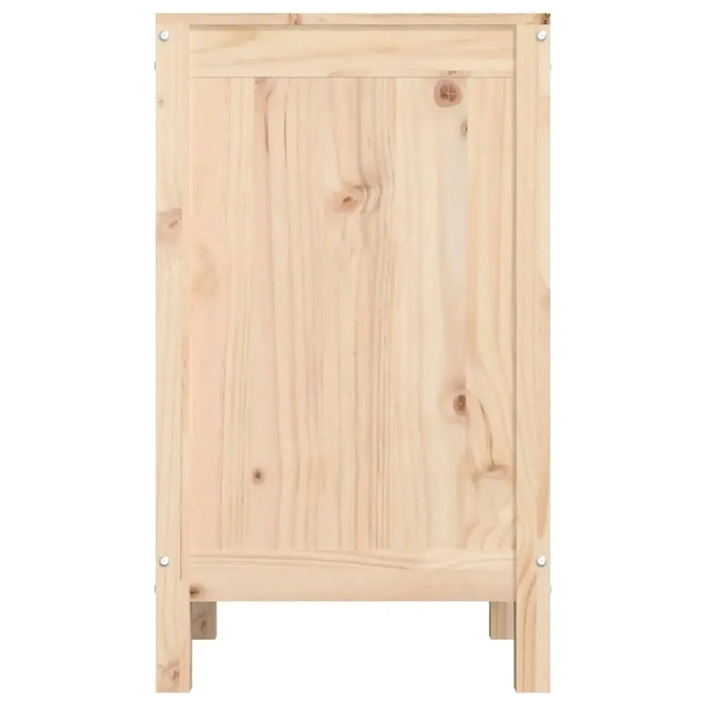 Laundry Box 44x44x76 cm Solid Wood Pine 823574