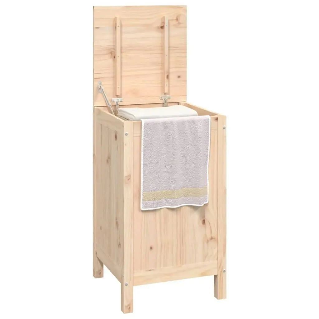 Laundry Box 44x44x76 cm Solid Wood Pine 823574