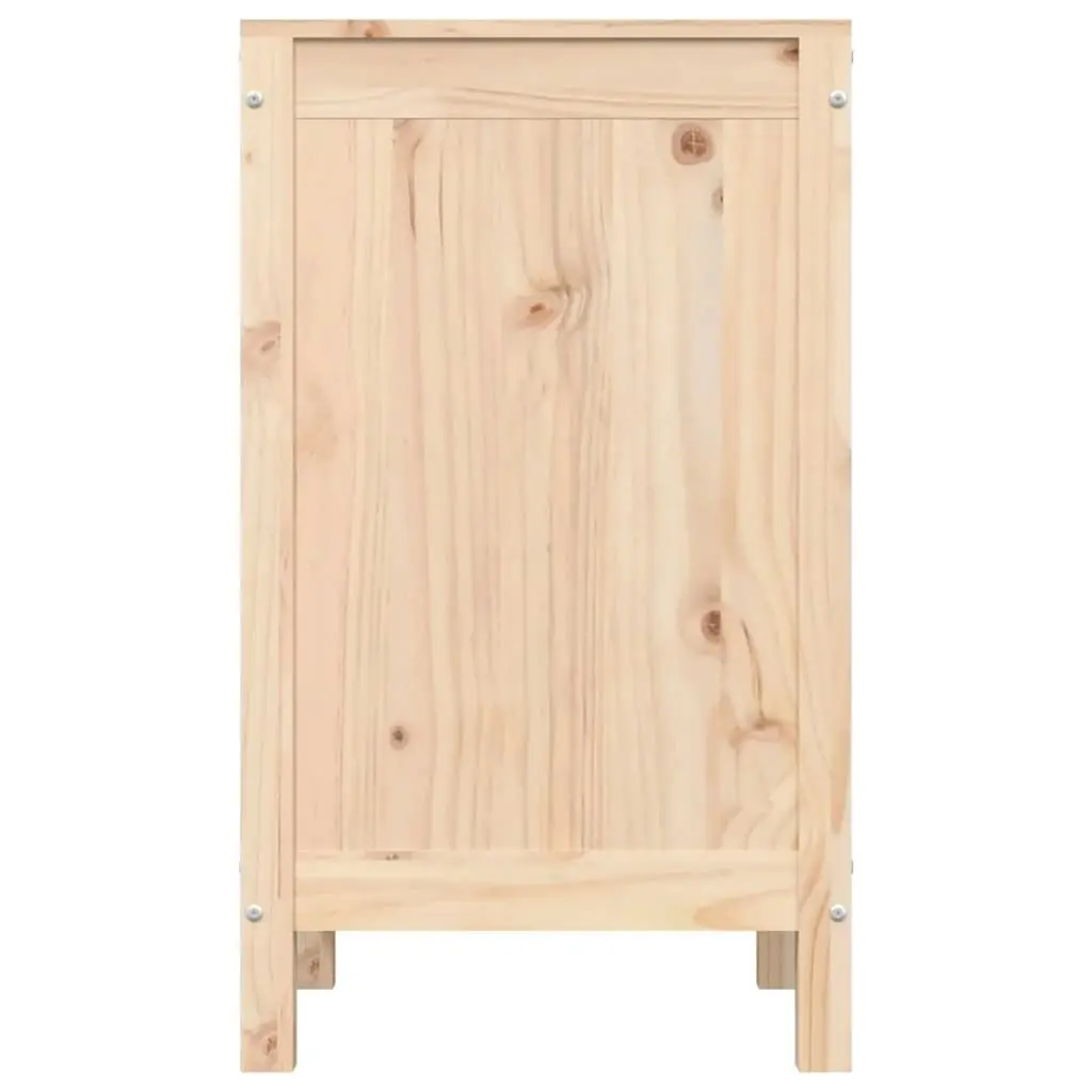 Laundry Box 44x44x76 cm Solid Wood Pine 823574