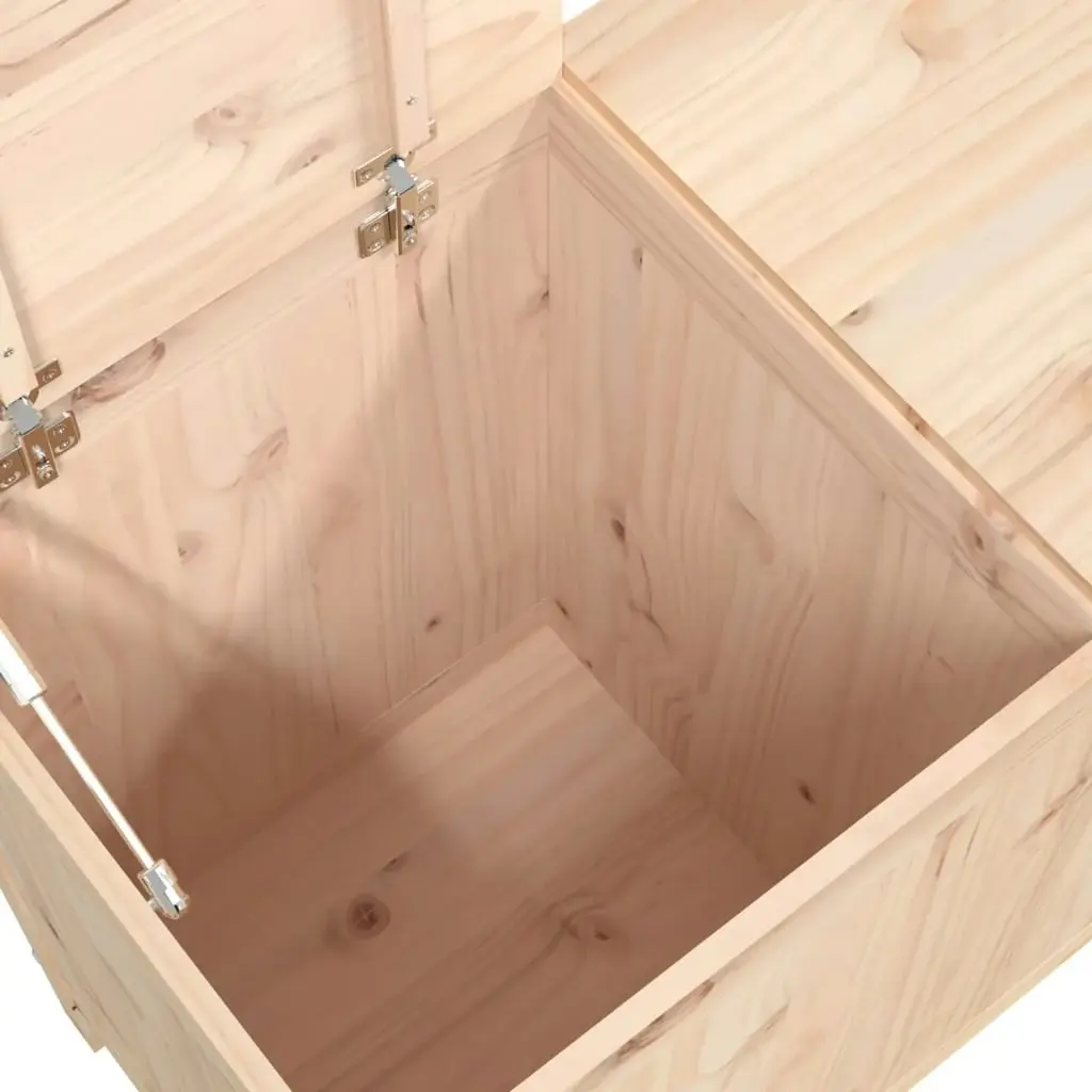 Laundry Box 88.5x44x76 cm Solid Wood Pine 823579