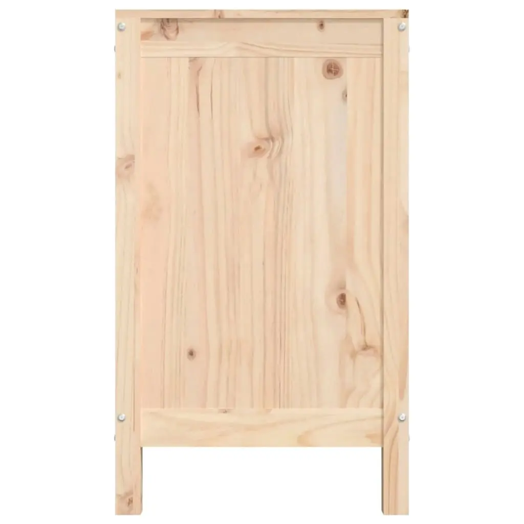 Laundry Box 88.5x44x76 cm Solid Wood Pine 823579