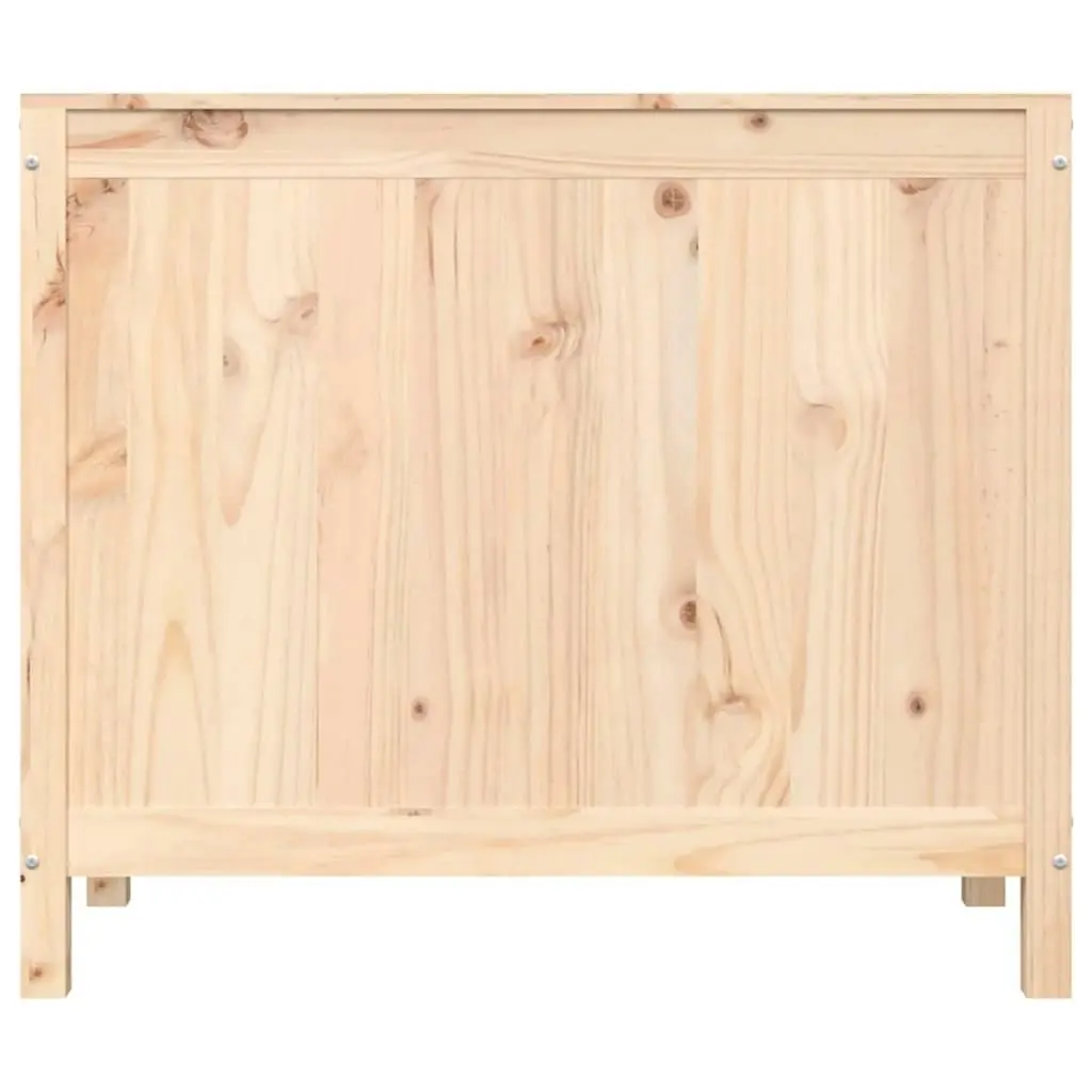 Laundry Box 88.5x44x76 cm Solid Wood Pine 823579