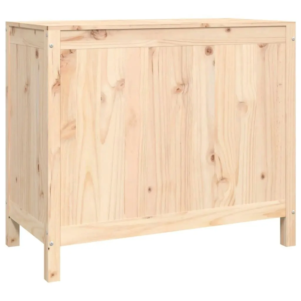 Laundry Box 88.5x44x76 cm Solid Wood Pine 823579