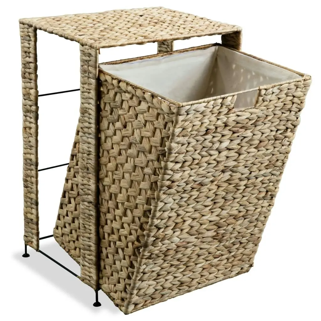 Laundry Basket 44x34x64 cm Water Hyacinth 245491