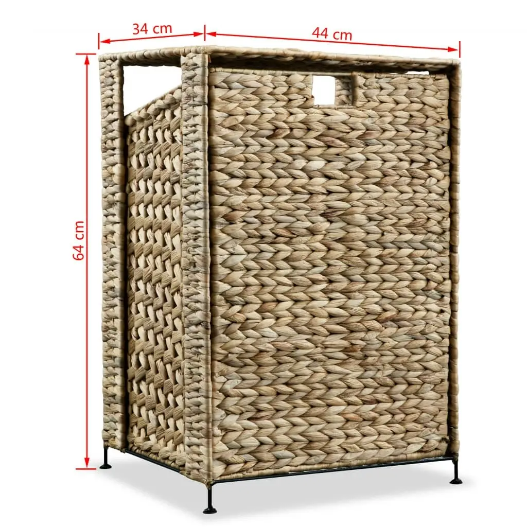 Laundry Basket 44x34x64 cm Water Hyacinth 245491