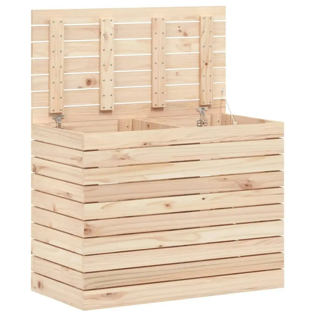 Laundry Basket 88.5x44x66 cm Solid Wood Pine 832319