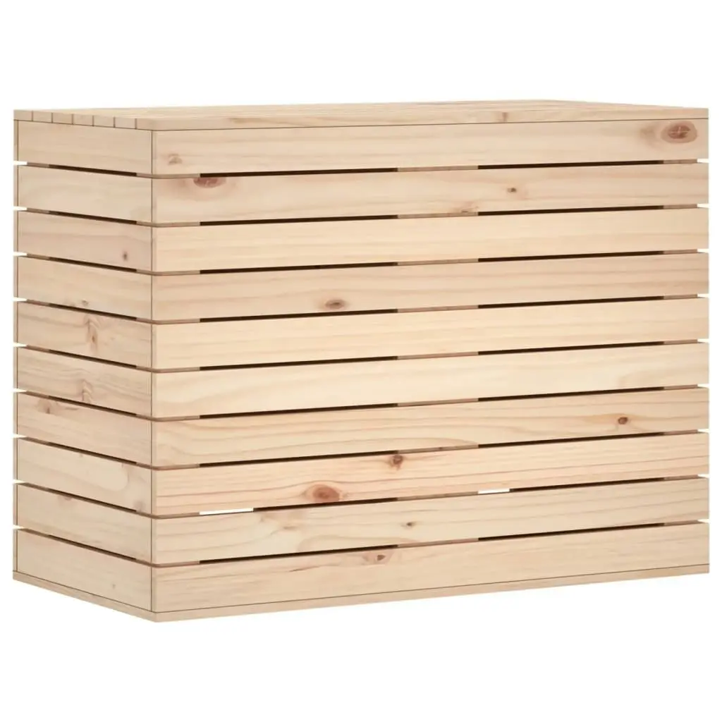 Laundry Basket 88.5x44x66 cm Solid Wood Pine 832319