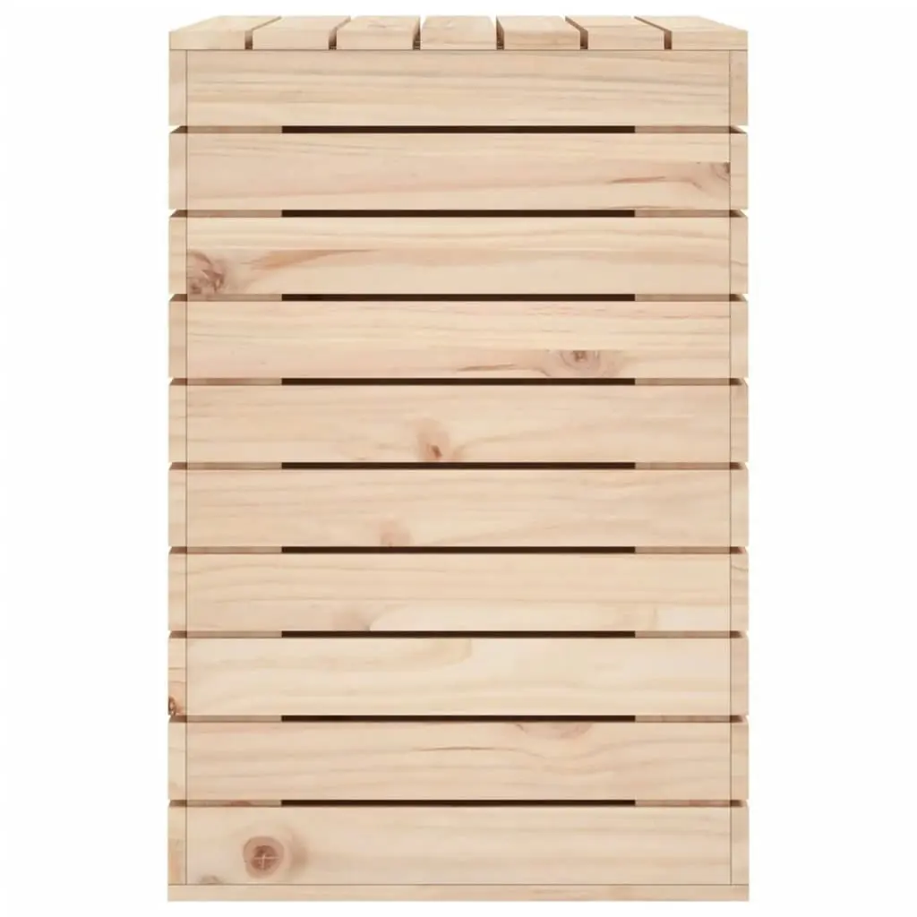 Laundry Basket 88.5x44x66 cm Solid Wood Pine 832319