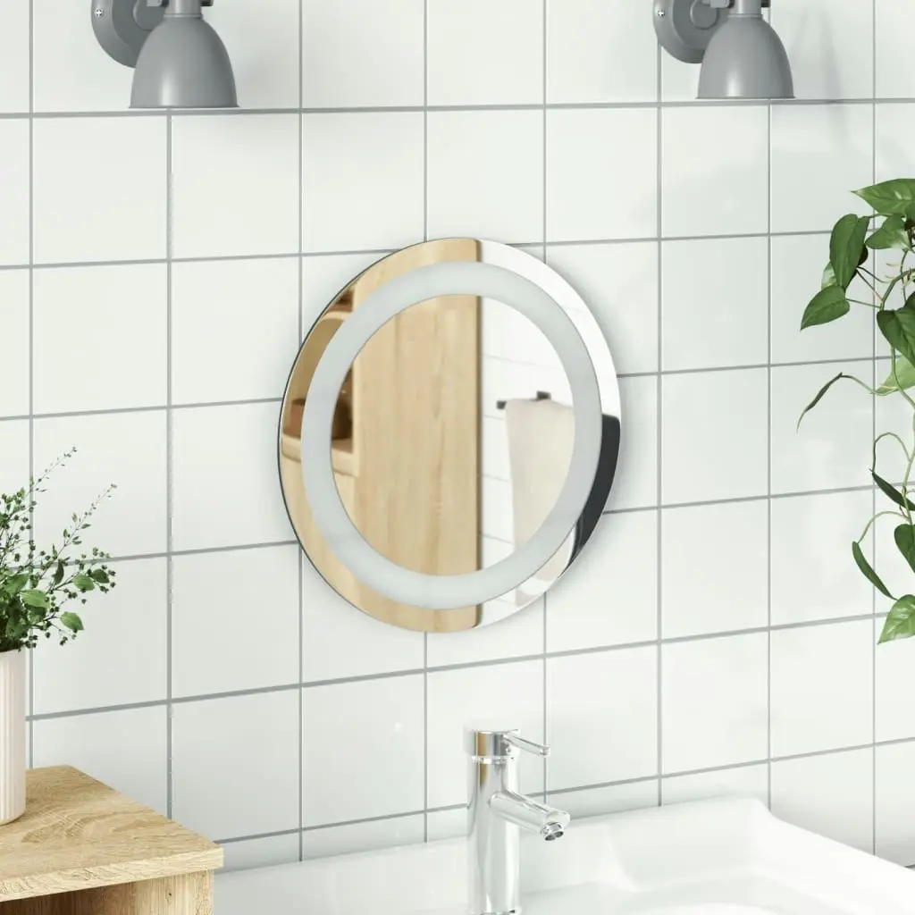 LED Bathroom Mirror 30 cm Round 353276