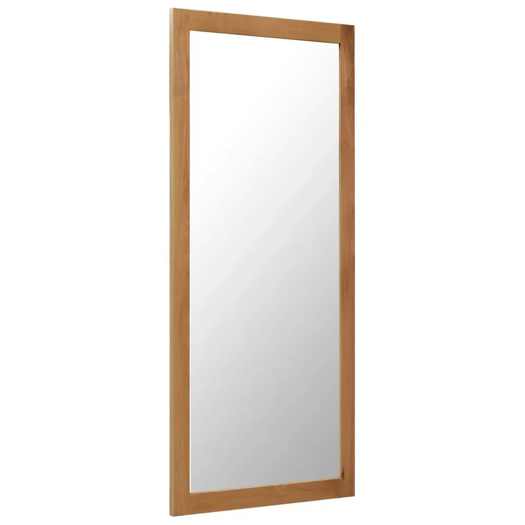 Mirror 50x140 cm Solid Oak Wood 247459