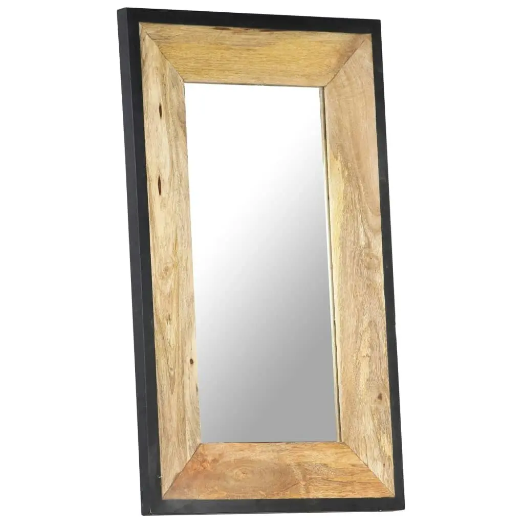 Mirror 80x50 cm Solid Mango Wood 321630