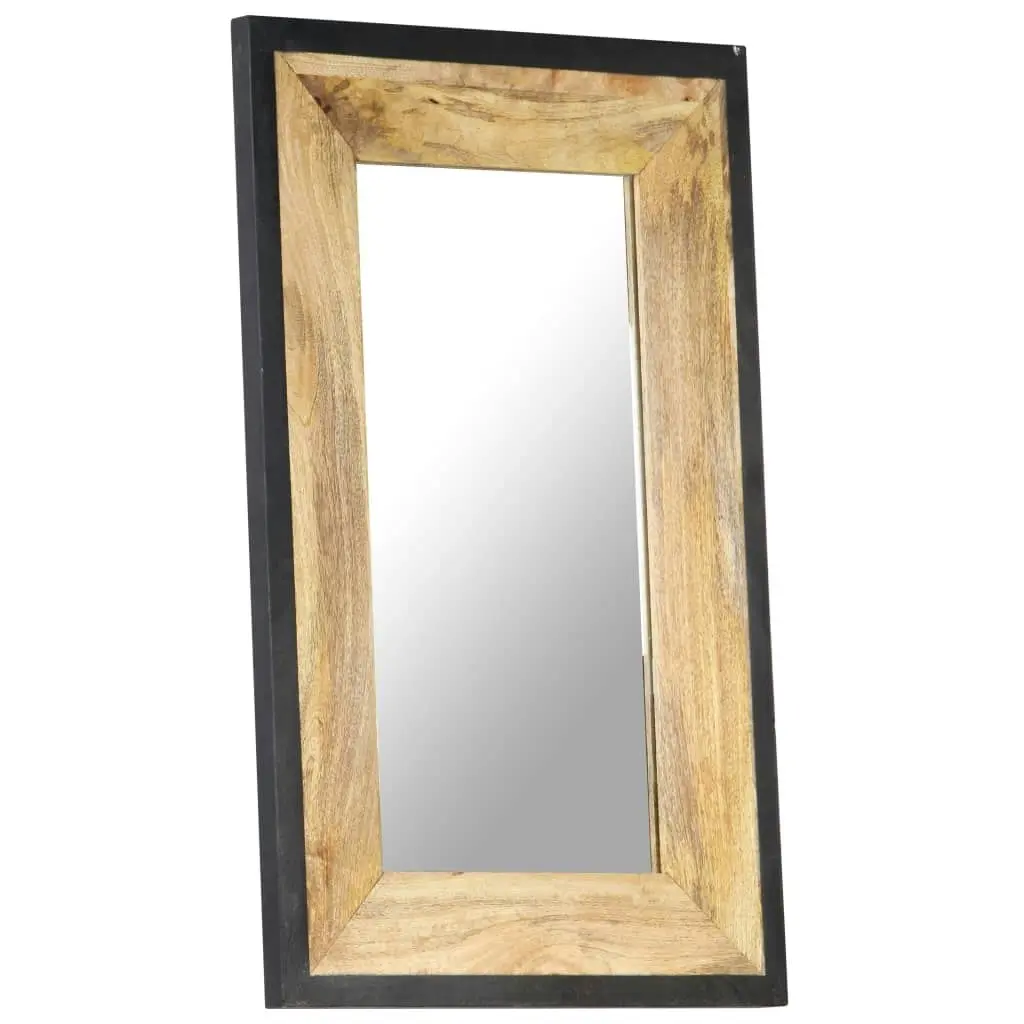 Mirror 80x50 cm Solid Mango Wood 321630