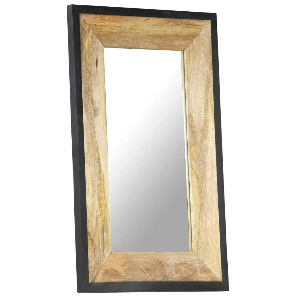 Mirror 80x50 cm Solid Mango Wood 321630