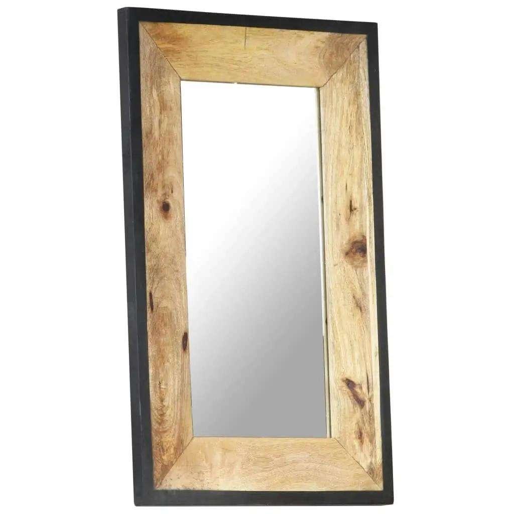 Mirror 80x50 cm Solid Mango Wood 321630