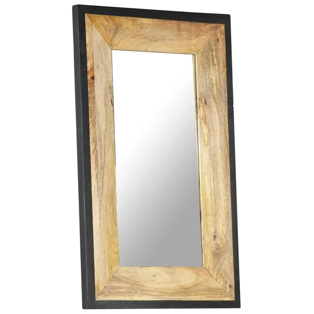 Mirror 80x50 cm Solid Mango Wood 321630