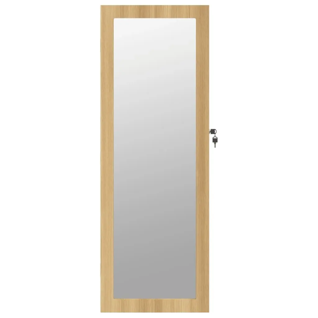 Mirror Jewellery Cabinet Wall Mounted 37.5x10x106 cm 353219