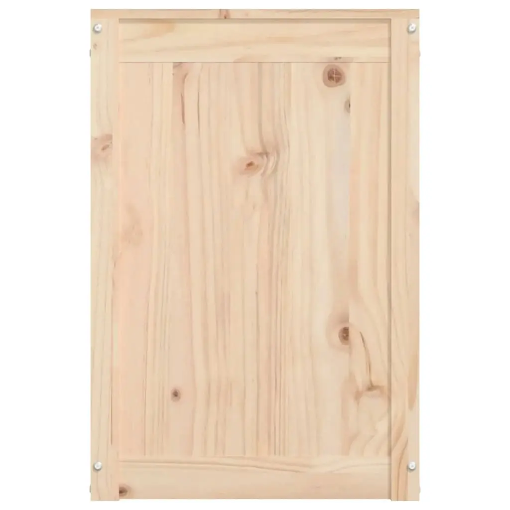 Laundry Box 88.5x44x66 cm Solid Wood Pine 823569