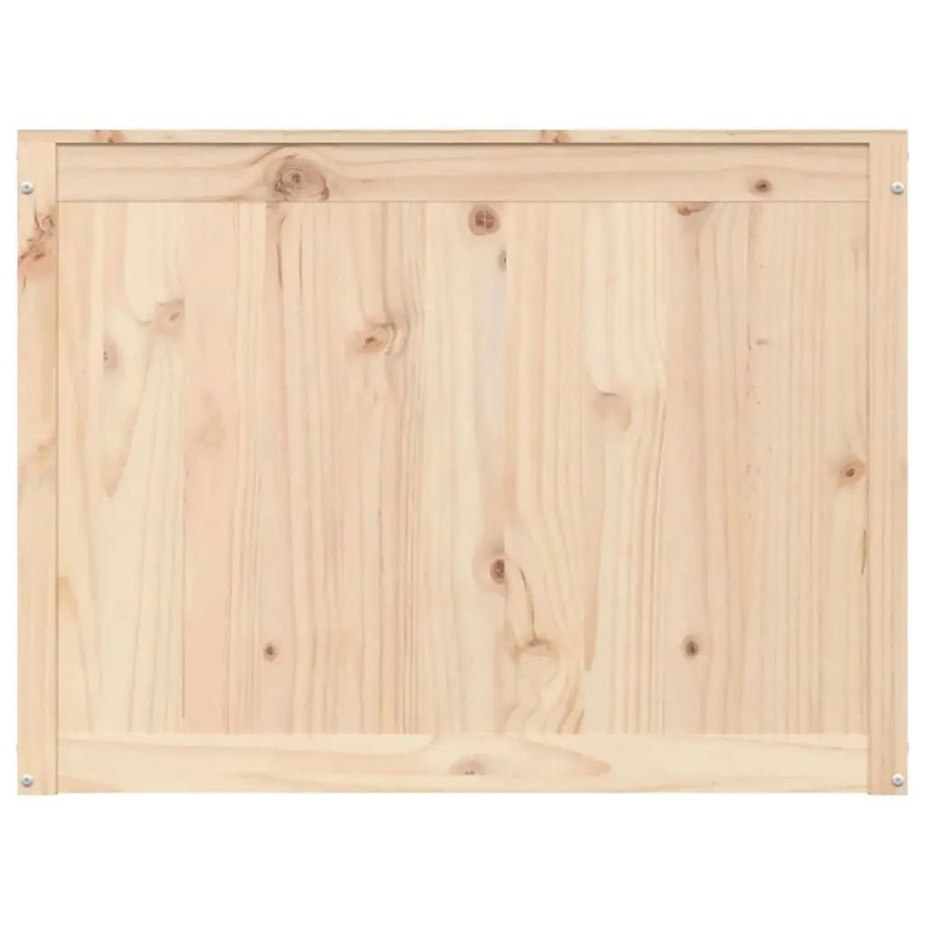 Laundry Box 88.5x44x66 cm Solid Wood Pine 823569