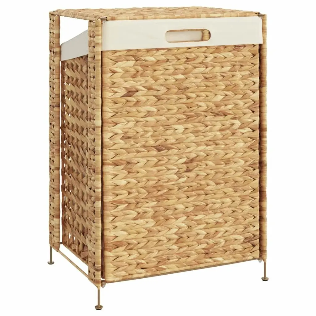 Laundry Basket 44x34x64 cm Water Hyacinth 355186