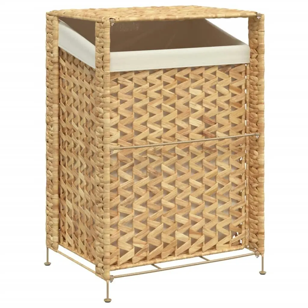 Laundry Basket 44x34x64 cm Water Hyacinth 355186