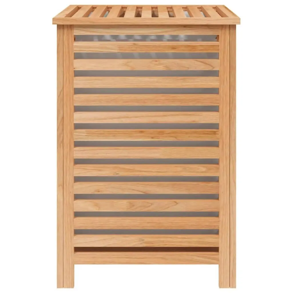 Laundry Basket 45x45x65 cm Solid Wood Walnut 350353