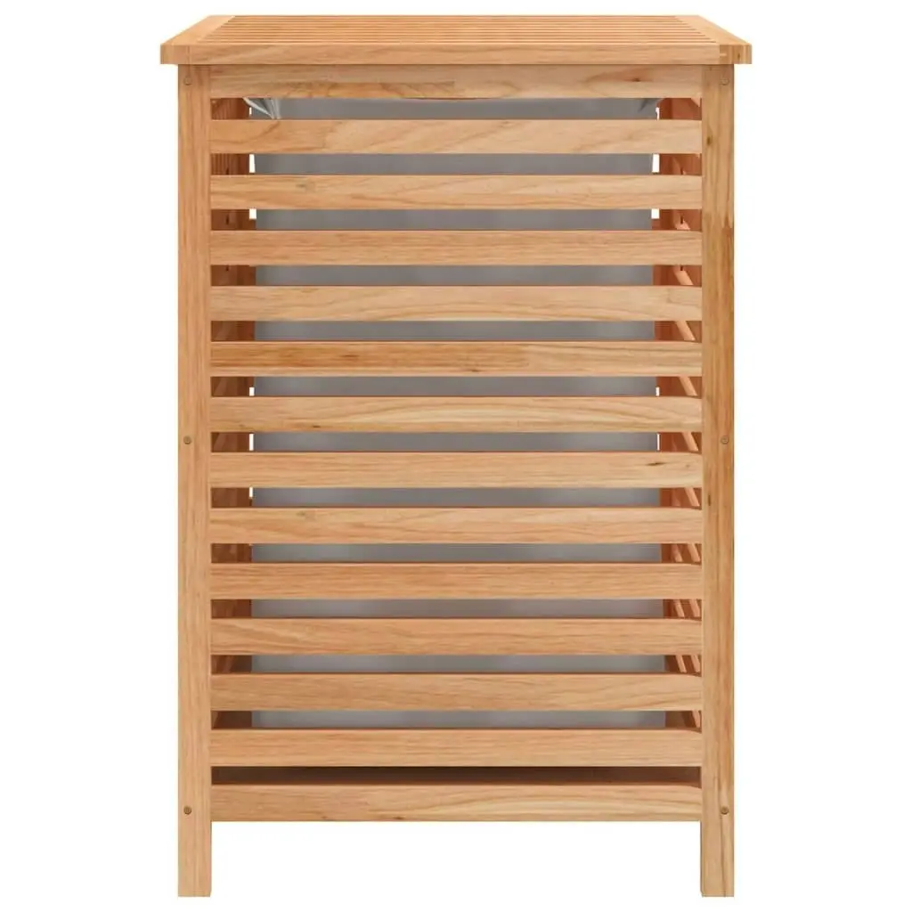 Laundry Basket 45x45x65 cm Solid Wood Walnut 350353