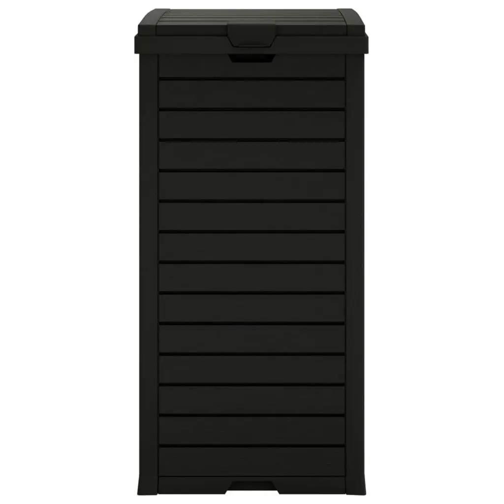 Outdoor Garbage Bin Black 41x41x86 cm Polypropylene 364171