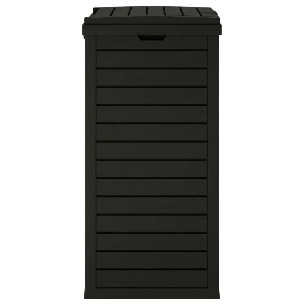 Outdoor Garbage Bin Black 41x41x86 cm Polypropylene 364171