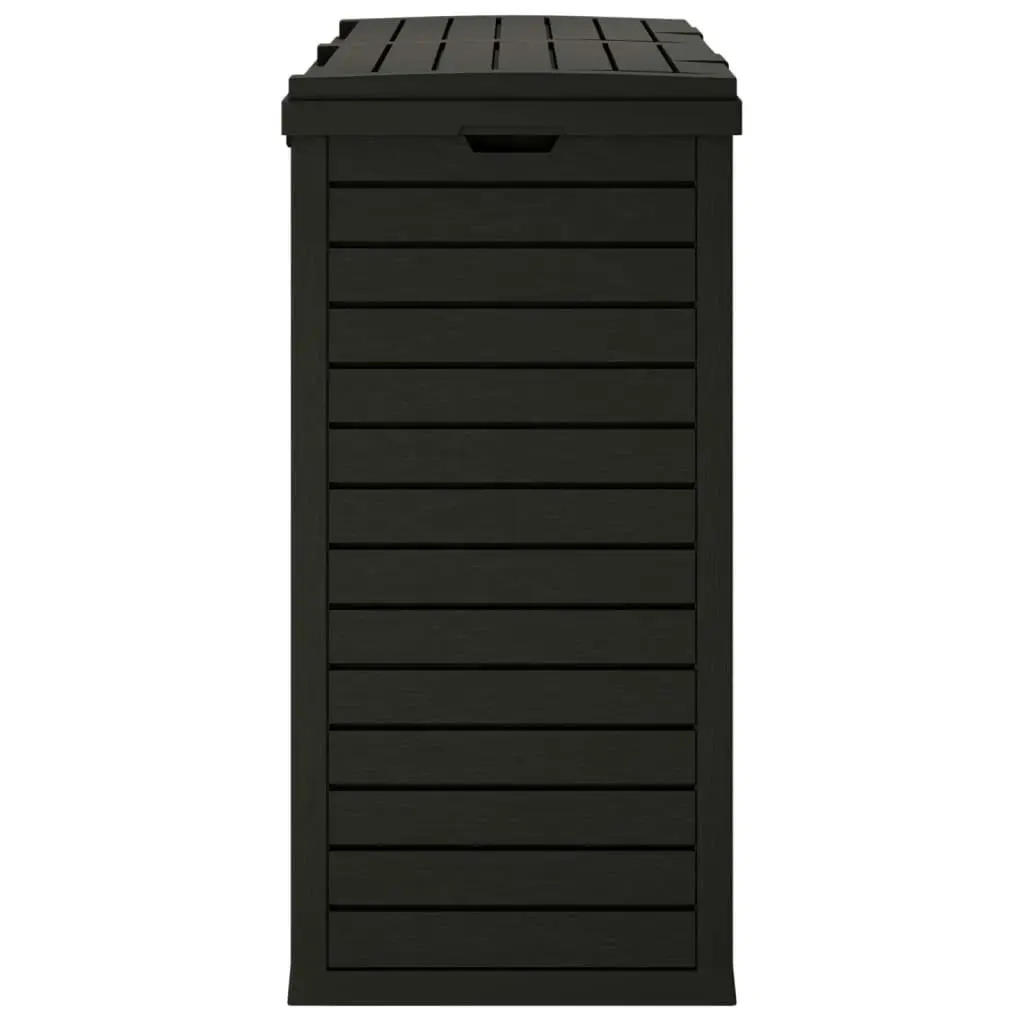 Outdoor Garbage Bin Black 78x41x86 cm Polypropylene 364173