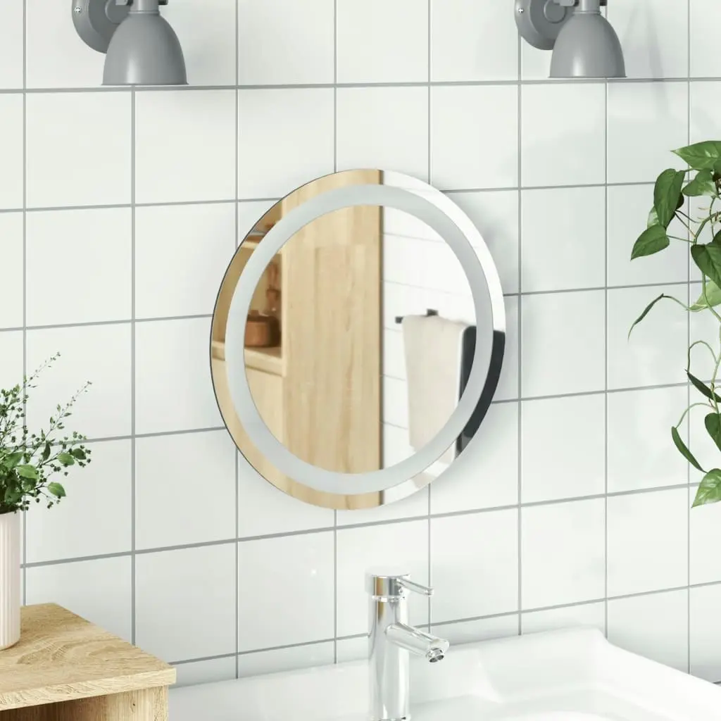 LED Bathroom Mirror 40 cm Round 353277