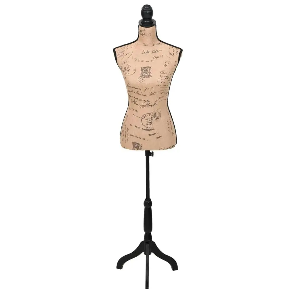 Ladies Bust Display Bust Brown Black Jute Female Dressmakers Dummy Mannequin Display 30029