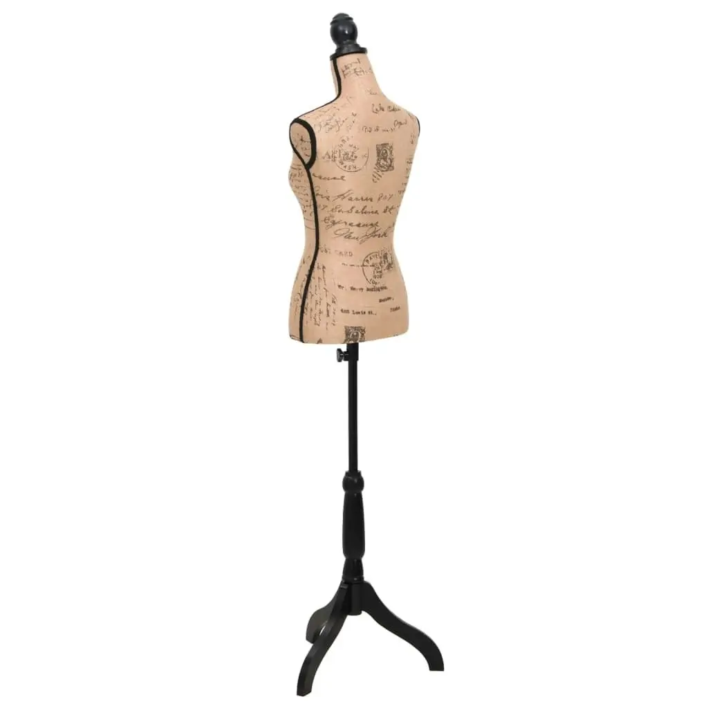 Ladies Bust Display Bust Brown Black Jute Female Dressmakers Dummy Mannequin Display 30029