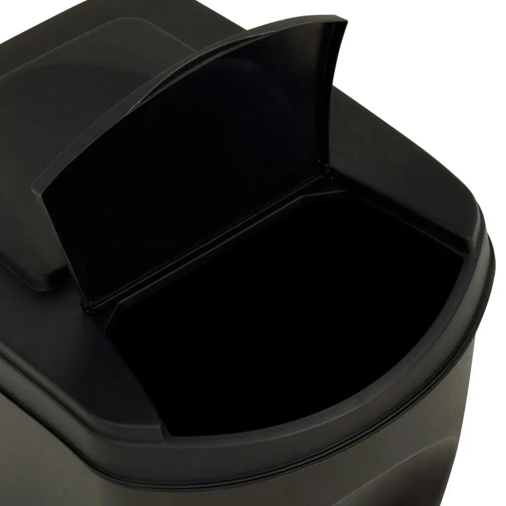 Stackable Garbage Bin Boxes 3 pcs Anthracite 75 L Polypropylene 316184