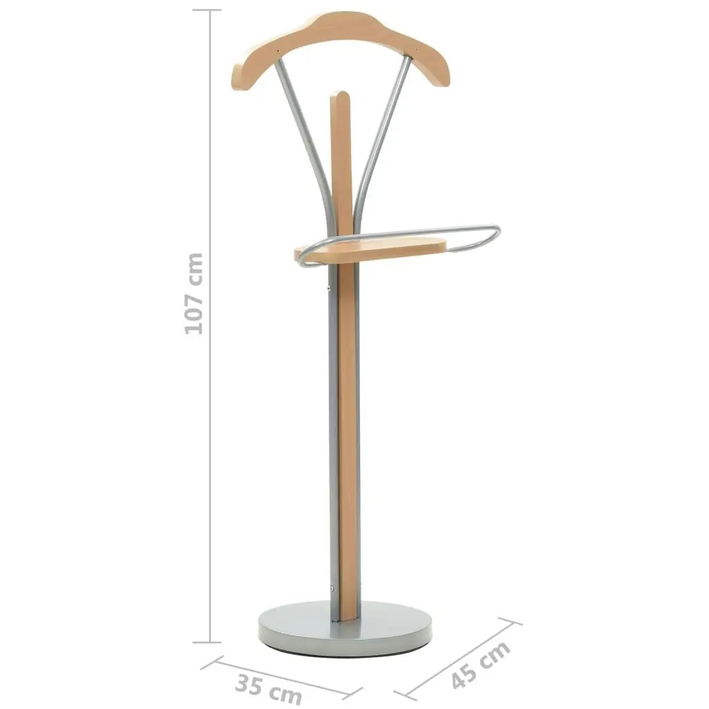 Suit Stand 45x35x107 cm Natural 246719