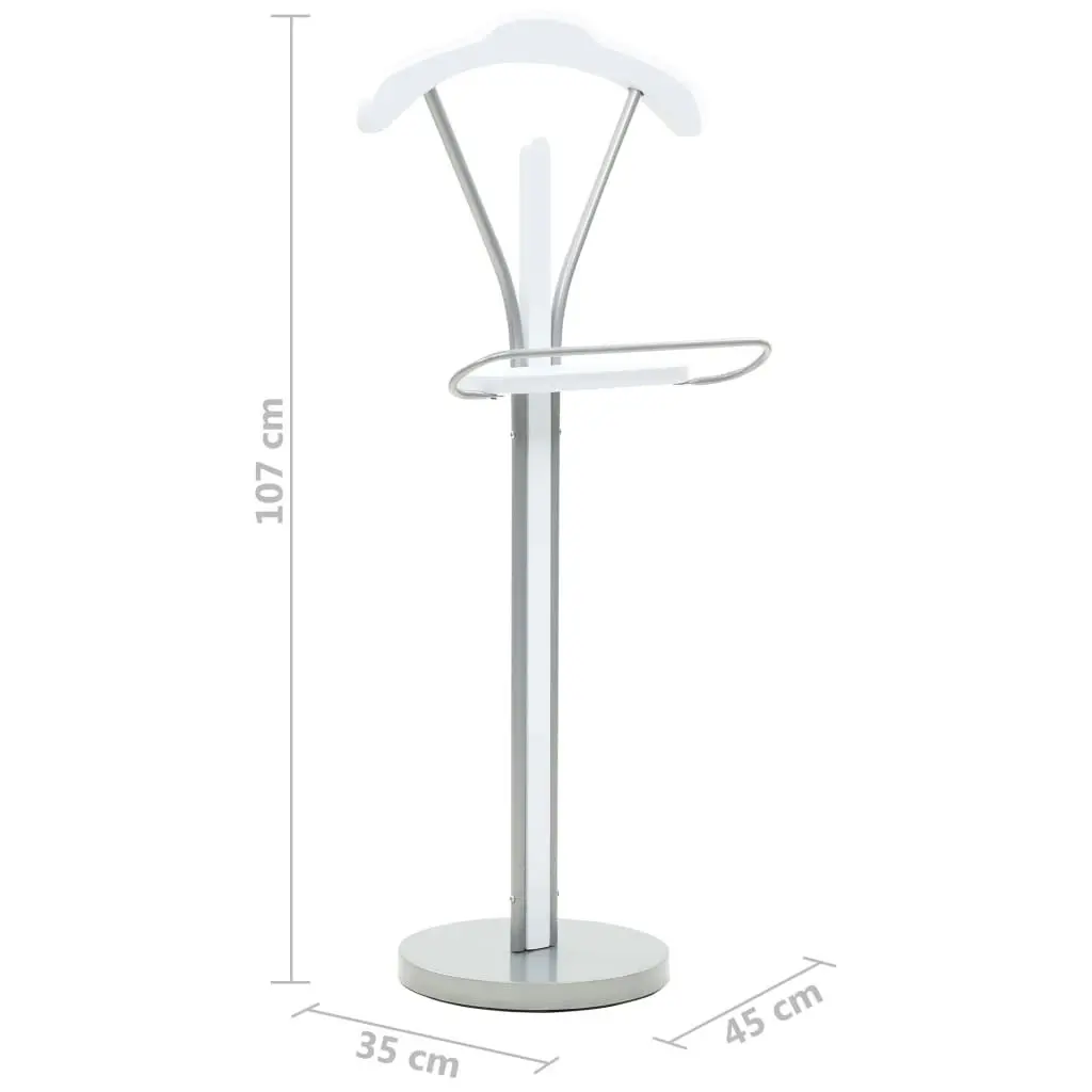 Suit Stand 45x35x107 cm White 246720